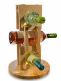 Three Tier Rotating Wine Rack