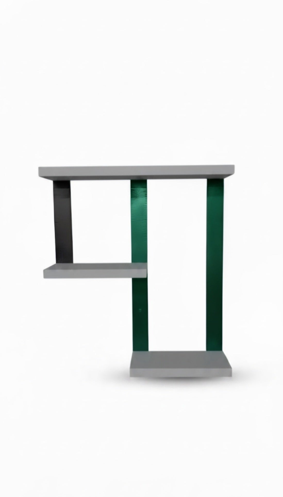 3 Tier Geometric Floating Wall Shelf