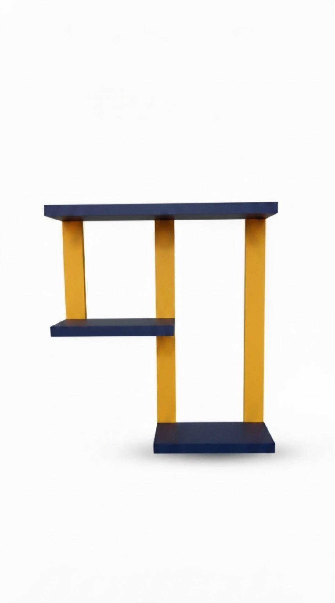 3 Tier Geometric Floating Wall Shelf