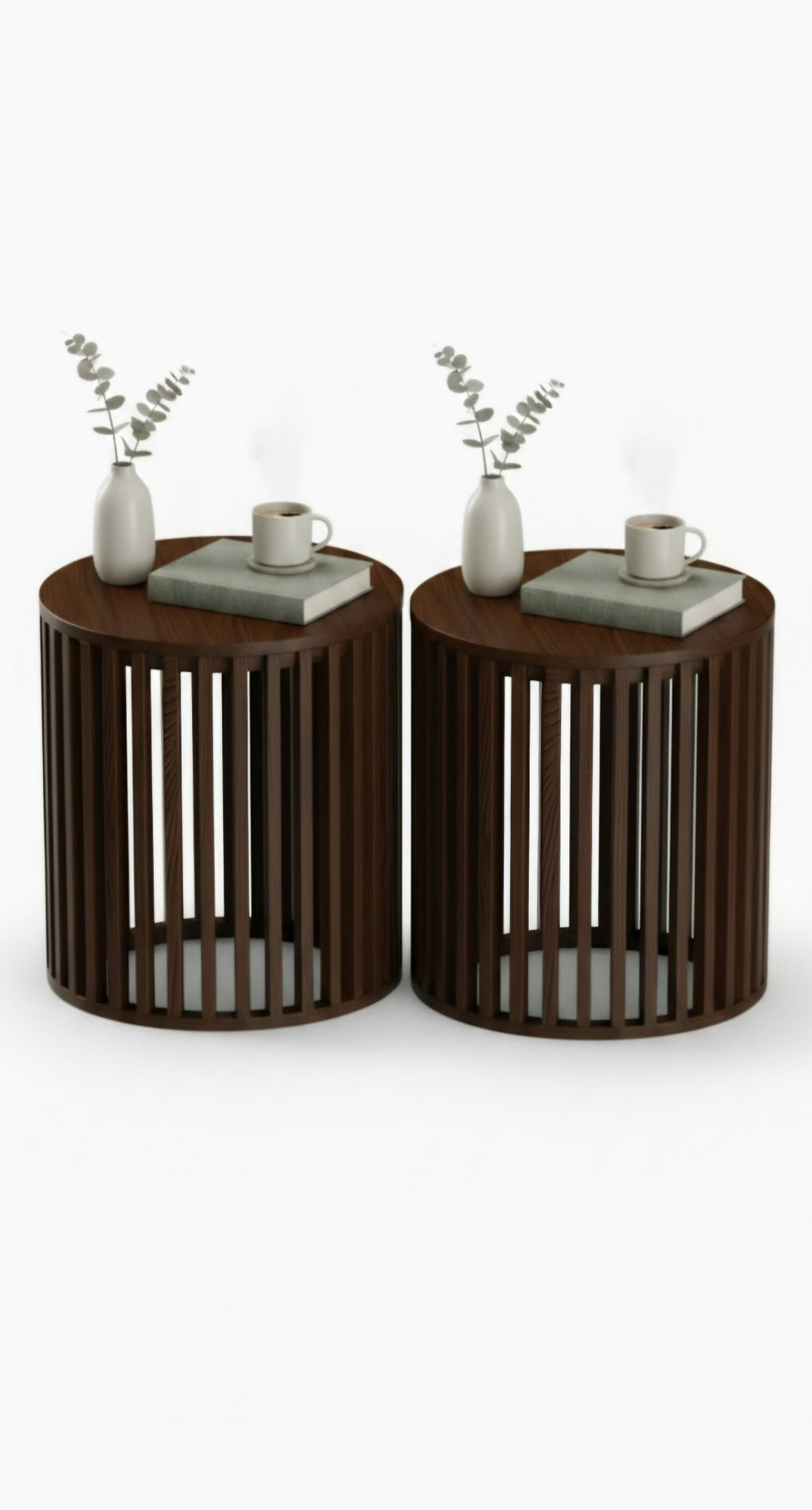 The 2-Cylindrical side tables