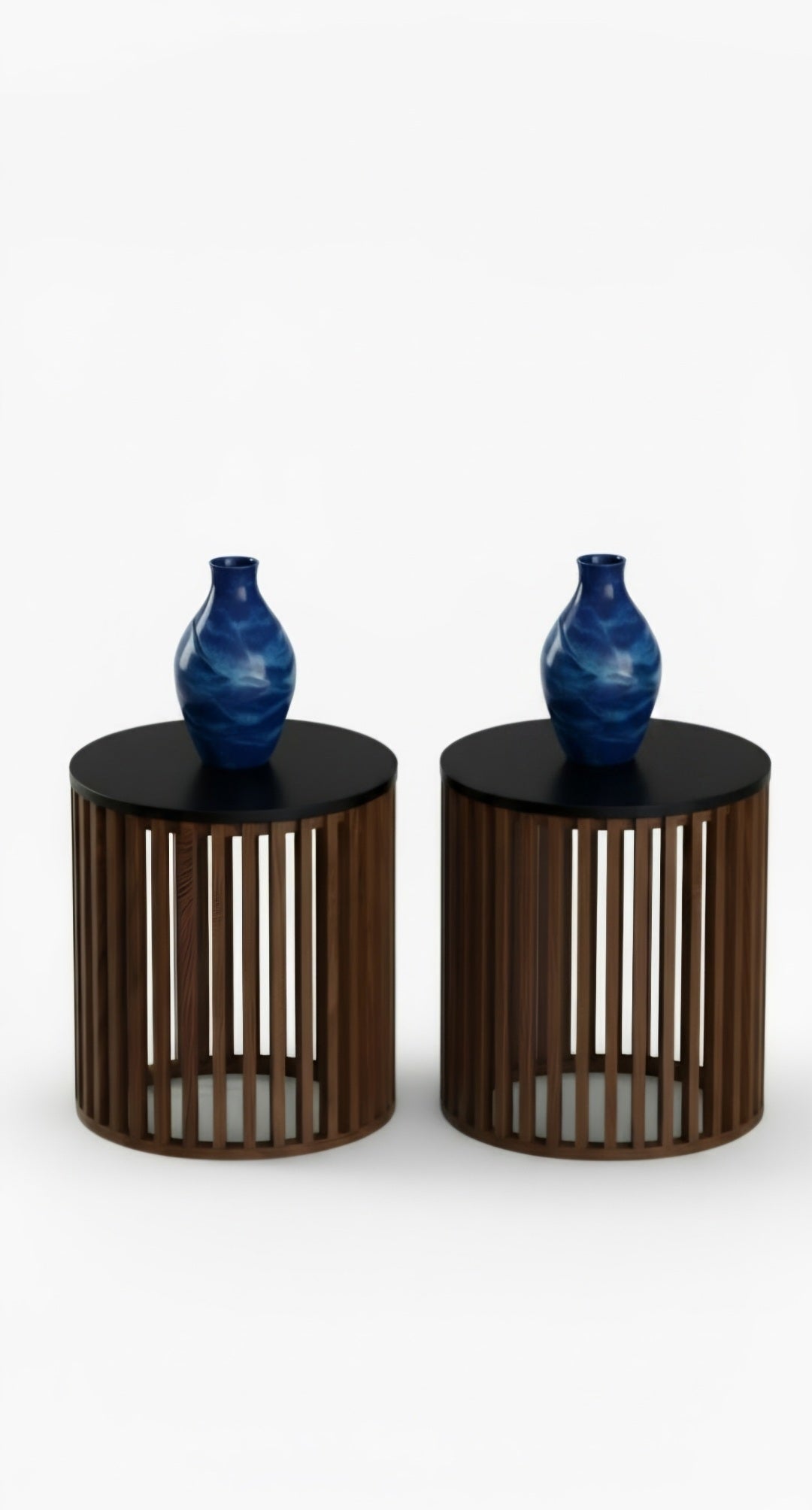 The 2-Cylindrical side tables