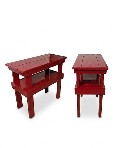 Compact Two Shelf Plant Stand