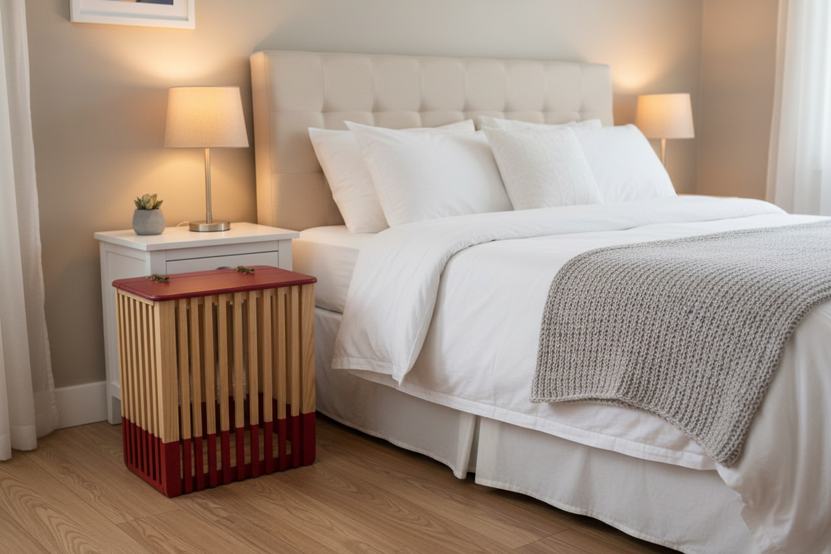 Color Drop Bin - Lifestyle Guest Room