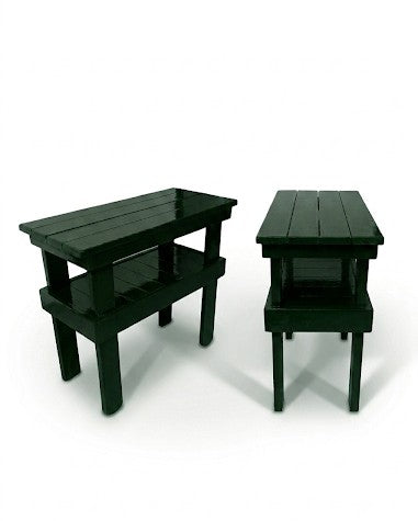 Compact Two Shelf Plant Stand