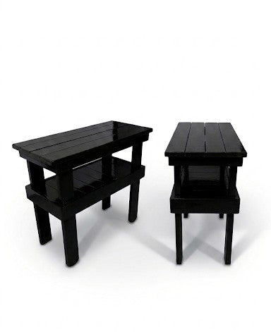 Compact Two Shelf Plant Stand