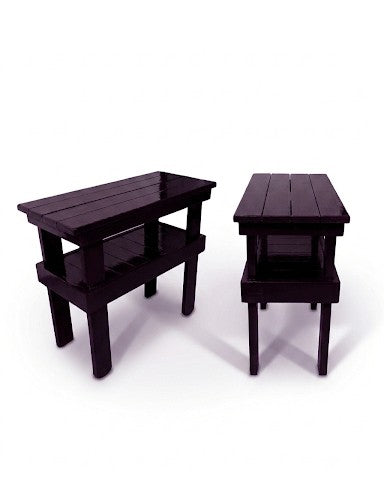 Compact Two Shelf Plant Stand